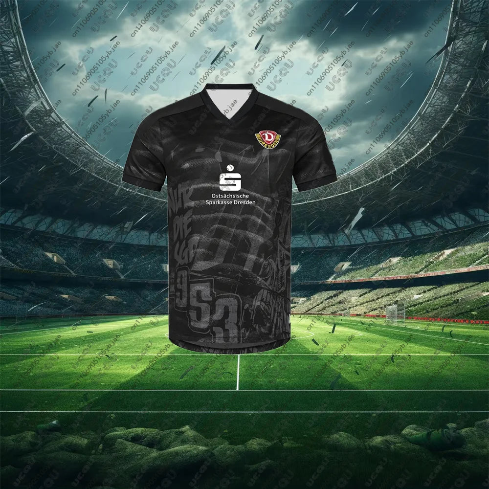New Autumn 2025-26 Mens Kids Boys Quick-Drying Football Jersey Third Polo Top Home Jersey Soccer Sports Away D-Dynamo D-Dresden