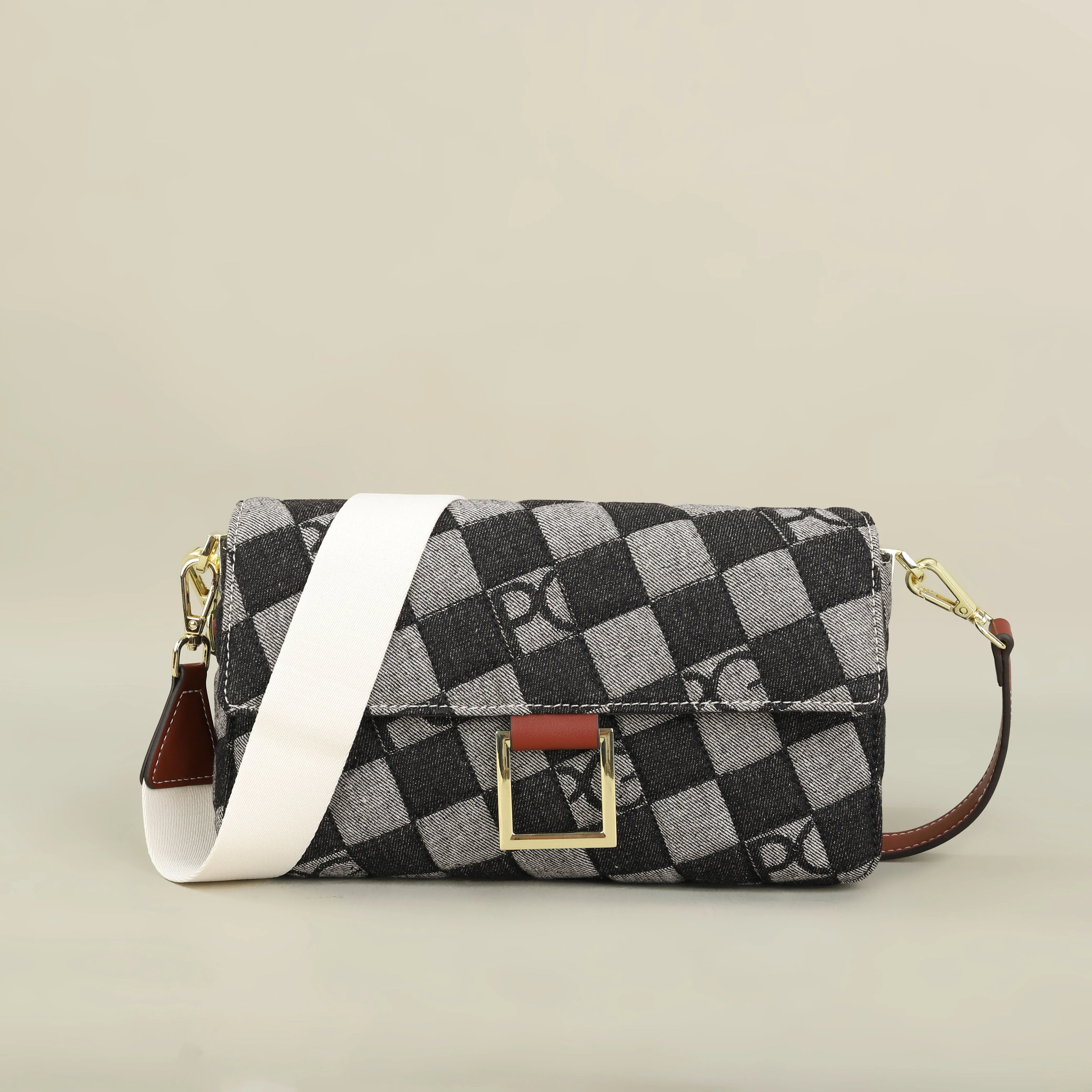 PATSY PG GARIS 2026 Women's Latin American style Shoulder Bag New Cowboy Splicing Design All-season suitable Crossbody Bag
