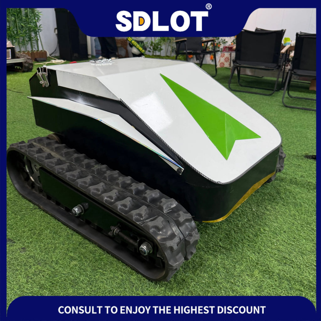 Controlled Lawn Mower Intelligent Mowing Robot for Orchards Fields Slopes Small Lithium-Ion Battery Powered Lawnmower