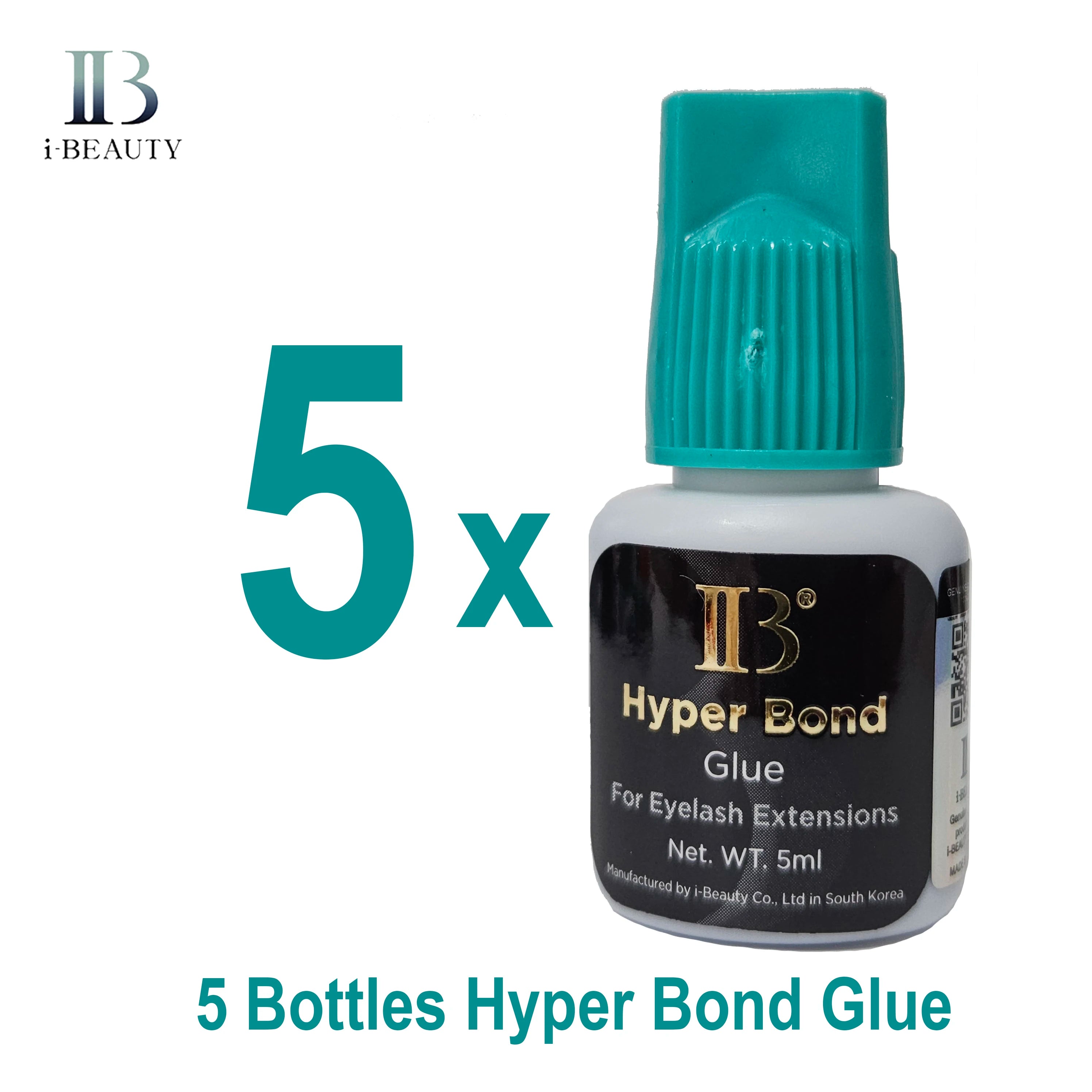 Original Korea IB Ibeauty Hyper Bond 0.5s Glue Fast Drying Eyelash Extensions Glue 5ml False Lash Glue
