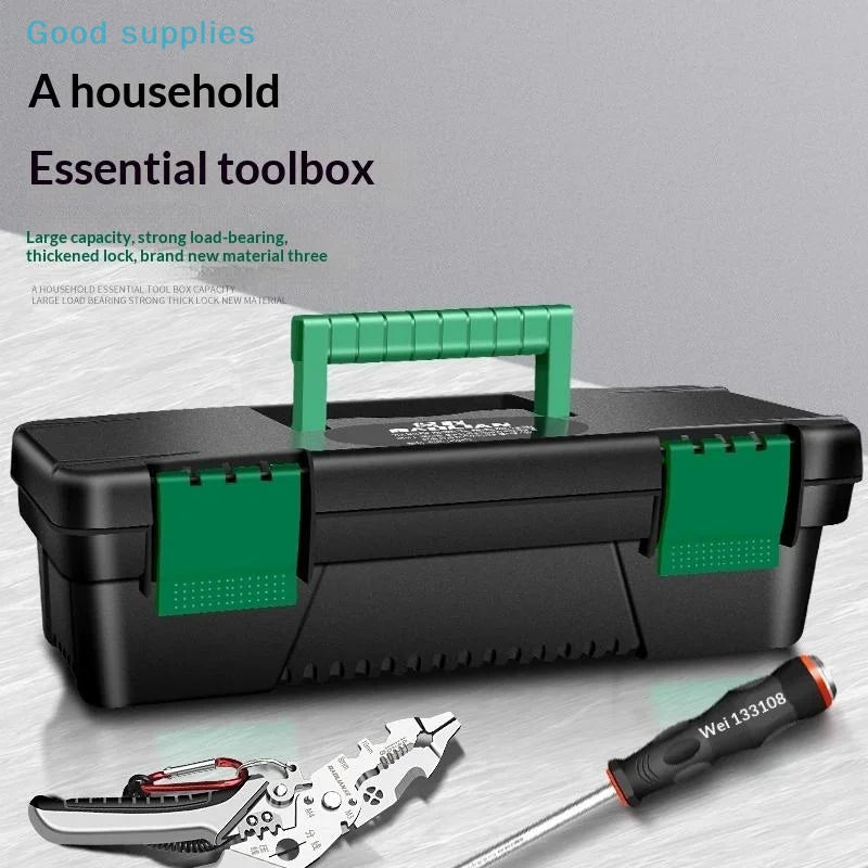 nimbleProfessional 10Inch Tool Box for Carpentry Solid Plastic Storage Solution for Home and DIY Projectsobject