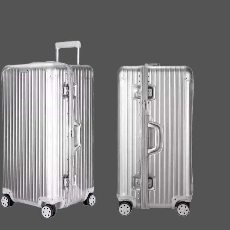 Luggage Cover for Rimow Original Trunk Plus with Zipper Suitcase Clear Covers Dustproof Protecter Case Wear-resisting PVC 33"