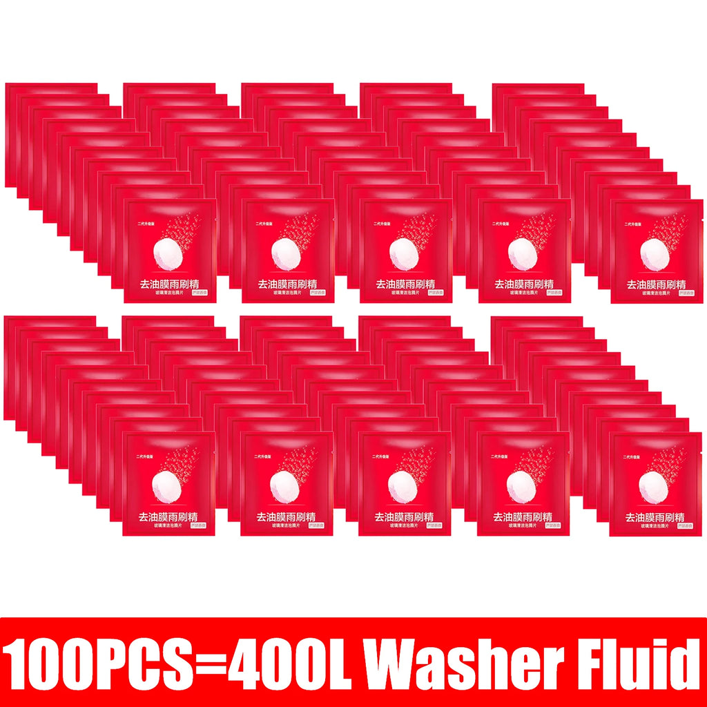 10-200pcs Solid Cleaner Car Windscreen Cleaner Effervescent Tablet Auto Wiper Glass Solid Clean Concentrated Tablets Detergent