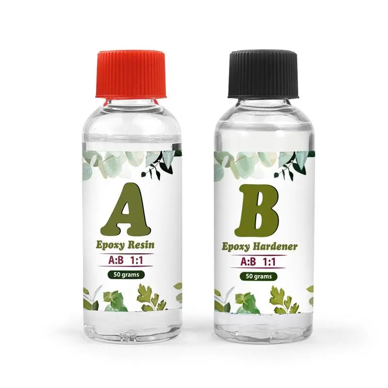 1:1 AB Resin Epoxy Glue High Adhesive Hardener Crystal Gel For DIY Resin Jewelry Making Accessory Gum Intarsia Adhesives Sealers