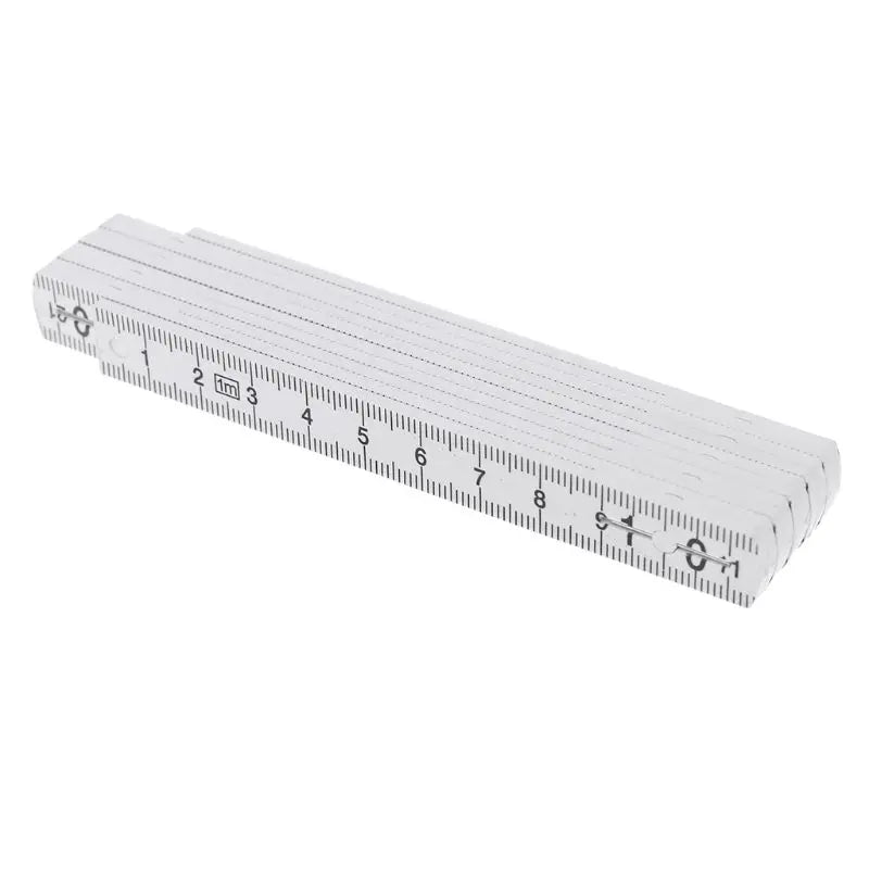 Folding Meter Stick Foldable Ruler for Metric Measurement System 10 Lock Joints