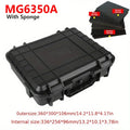 Waterproof Hard Case Box Safety Storage Box Portable Tool Organizer Tool Box Equipment Case with Sponge Suitcase Tool Kit Case