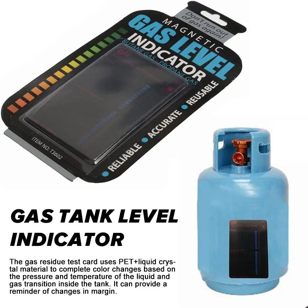 1/3/5/10 PCS Propane Butane LPG Fuel Gas Tank Level Indicator Magnetic Gauge Bottle Temperature Measuring Stick Test Card