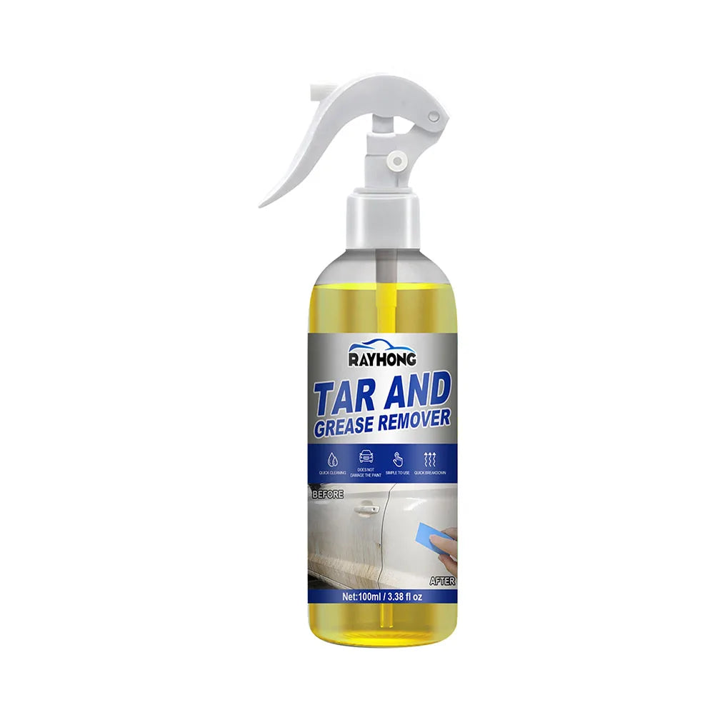 Car Oil Tar Grease Remover Solvent Based Formula Auto Car Cleaning Spray 100ml Kitchen Home Dilute Dirt for Wash Maintenance