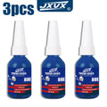 Medium Strength Blue Anaerobic Glue, (Equivalent to Loctite) Anaerobic Adhesive Sealant Medium-High Strength, Oil and High Temperature Resistant Blue, Removable, 10ml