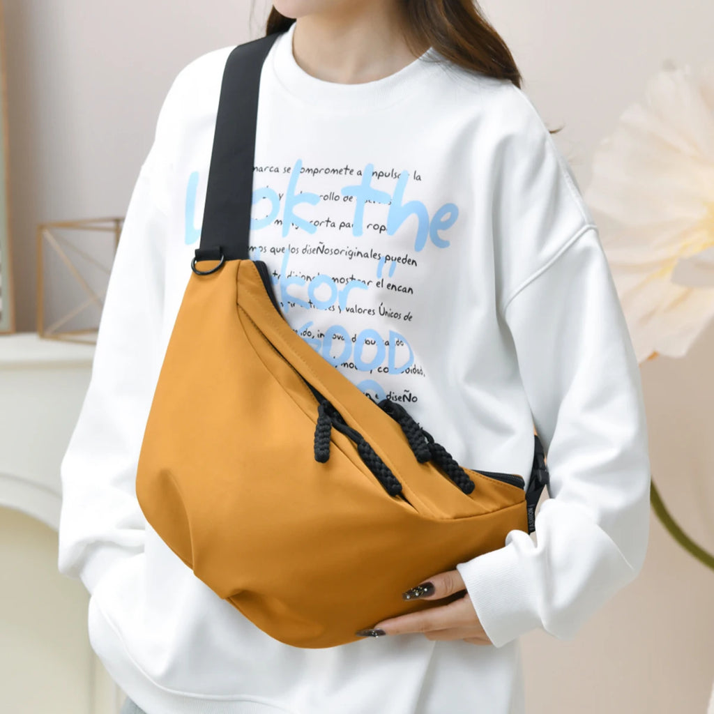 2026 New Lightweight Waterproof Crossbody Bag, Large Capacity Casual Versatile Cycling Bag, Sports Chest Bag, Men's Shoulder Bag, Women's Bag