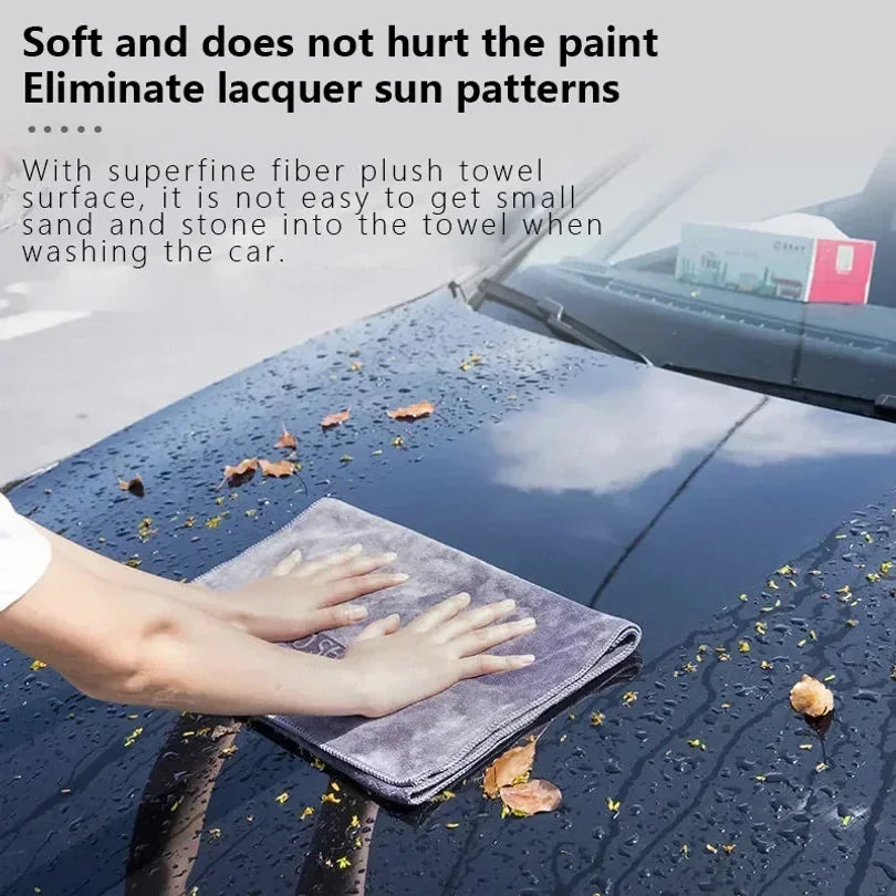 1PCS High End Towel for Car Dust Removal Car Care Waxing Cloth Ultra Fine Fiber Car Cleaning Cloth Multi Purpose Towel