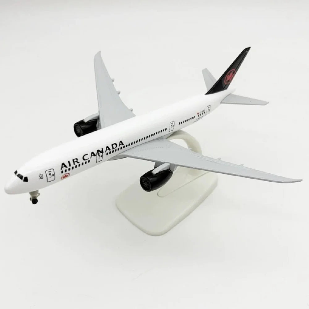 20cm Scale Aircraft Canada B787 Airways Toy Planes Model Airplane Alloy Metal Plane Model For Hobby Collected