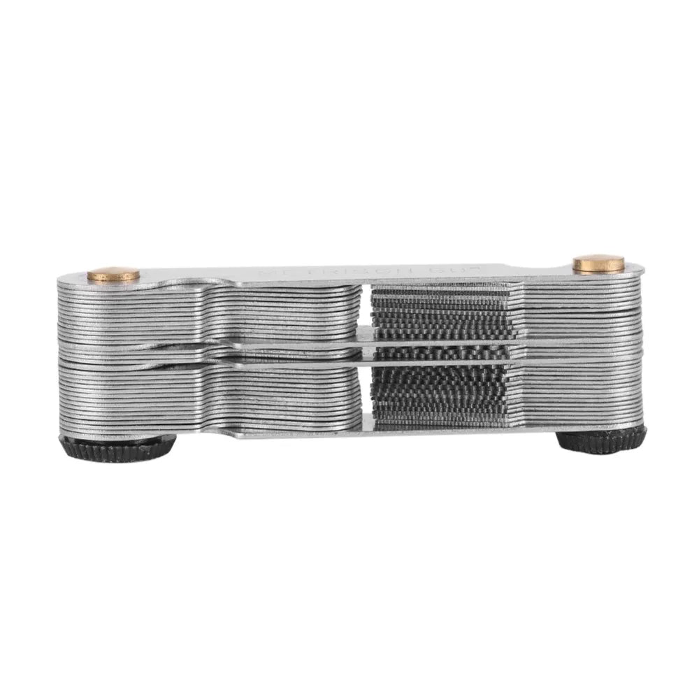 Metric Metal Thread Gauge 58pcs Precision Thread Measuring Tool Portable Durable Thread Checker Measuring