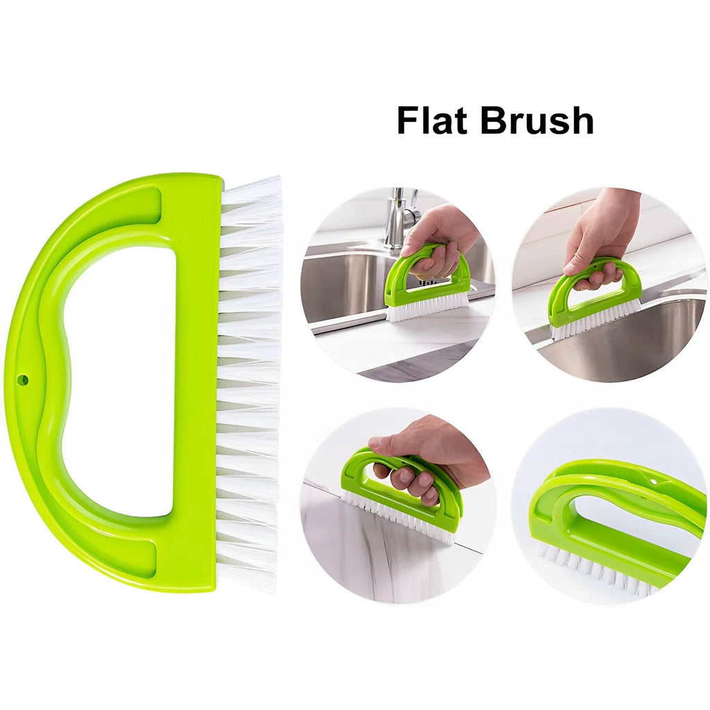9 Pack Groove Cleaner Brush Set Multipurpose Hand-held Cleaning Brush Deep Cleaning Reusable Tile Joint Scrub Brush