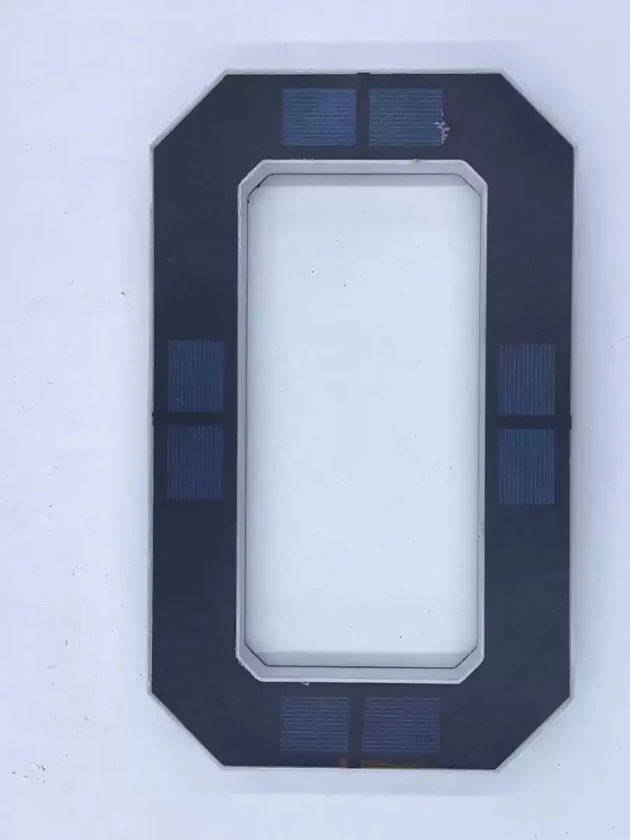 23cm Solar LED Address Sign, Digital House Number Light,Shopping Mall Door Address Smart Sensing LED Lights,No Wiring Required