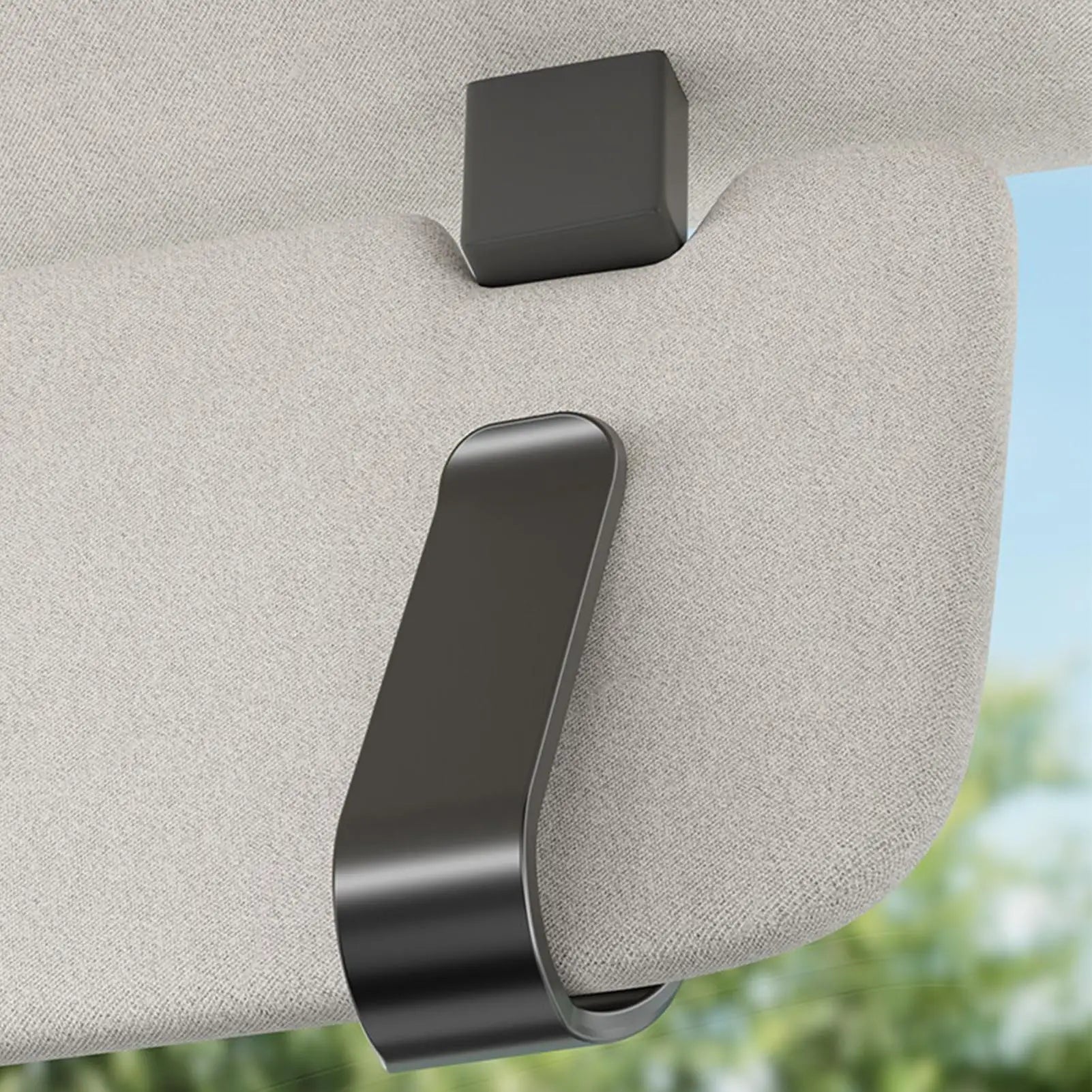 Sunglass Holder for Car Non-Slip Tight Fit Organizer Visor Clip Ticket Card for Sedan Truck SUV RV Commuting Travel Road Trip
