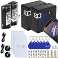 RFID Hidden Cabinet Lock RFID Cabinet Invisible Electronic Locks Unlock for Hidden Cabinet Wooden Chest Drawer Cupboard Toolbox