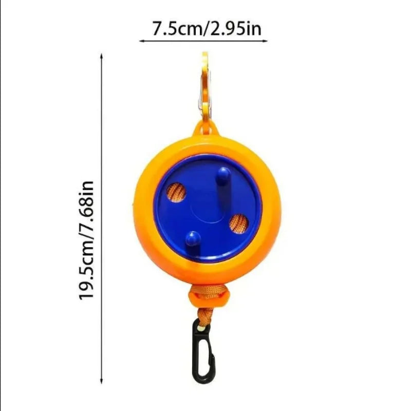 Invisible Retractable Clothesline No Drilling Wall Mount Windproof Laundry Rope Adjustable Space Saving Drying Cord for Bathroom