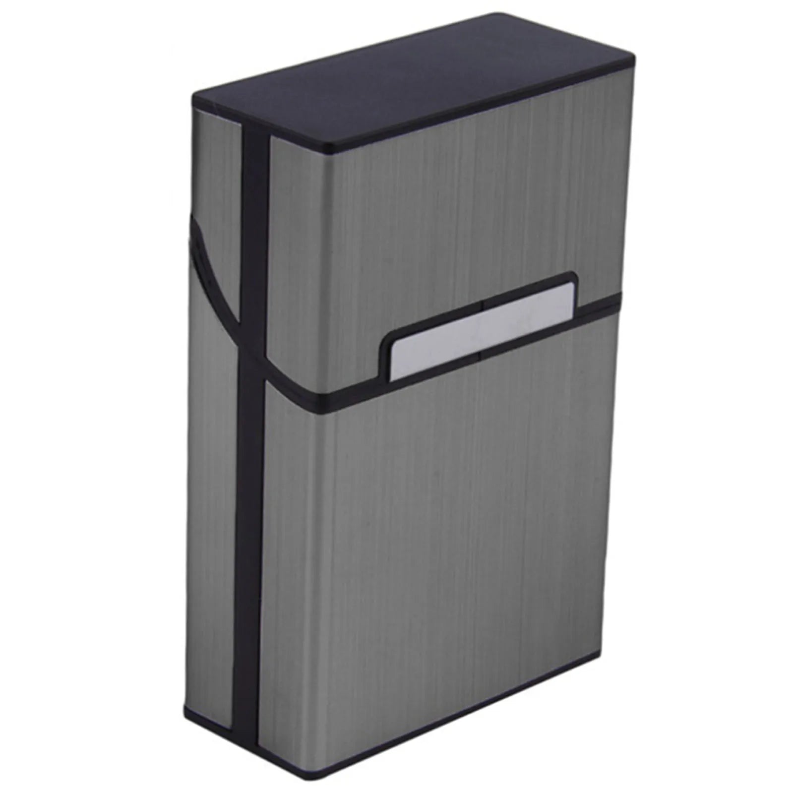 Portable Slim Aluminum Cigarette Case Regular King Size Plastic Cigar Tobacco Holder Box Storage Container Smoking Accessories