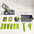 16-In-1 Function Kitchen Vegetable Cutter Potato Peeler Compact Fruit Slicer Portable Carrot Grater Kitchen Tools
