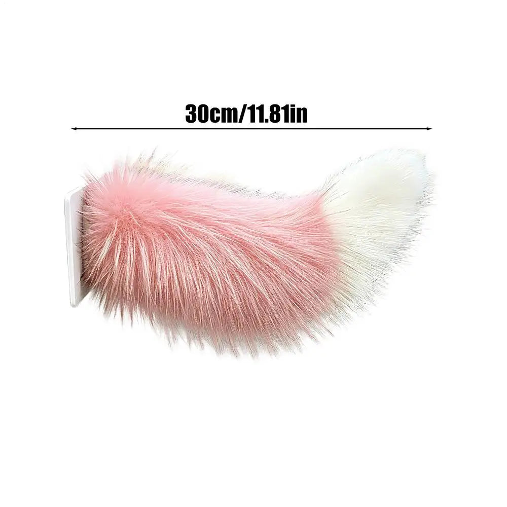Remote Control Electric Wagging Tail for Cute Electric Wagging Plush Tail Decoration Universal for Motorcycle Animal Tail Access
