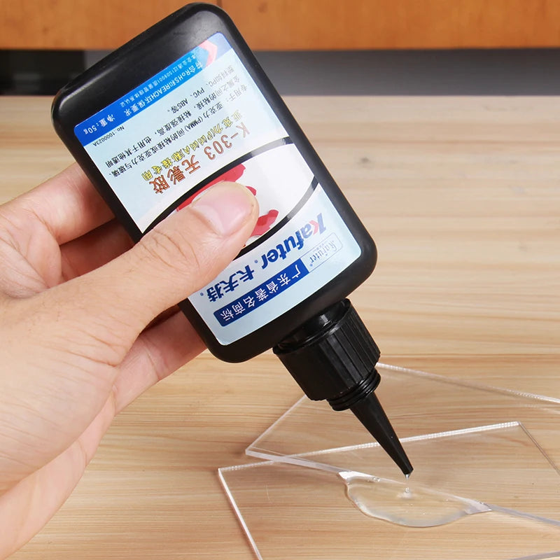 Kafuter 50ml K-303 UV Glue Acrylic Transparent Adhesive UV Curing Adhesive For Phone Repair