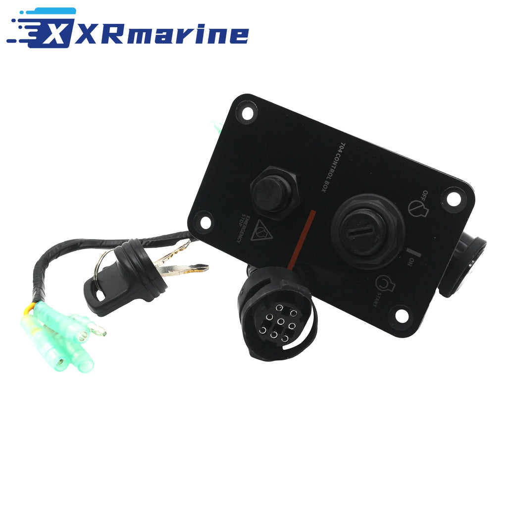 Outboard Single Engine Key Switch Assembly Panel Repl For Yamaha 704-82570-12-00 704-82570-08-00 704-82570-01-00
