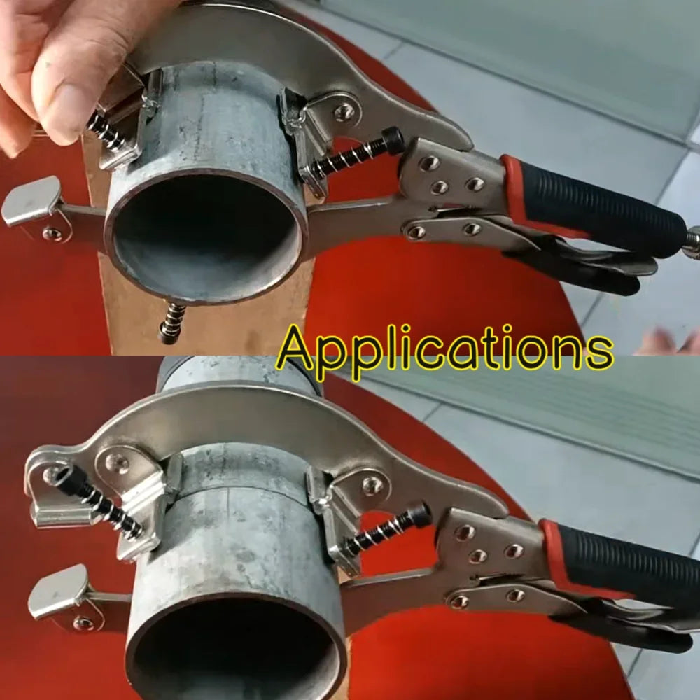 13 Inch Tube Clamp for Butt Welding For Welding, Woodworking, and Workshop Operations, Firmly Fixing Pipes and Fittings