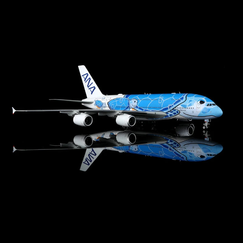 L2266 Alloy Collectible Plane Gift SQ Wings 1:200 ANA All Nippon Airways StarAlliance Airbus A380 Diecast Aircraft Model JA381A