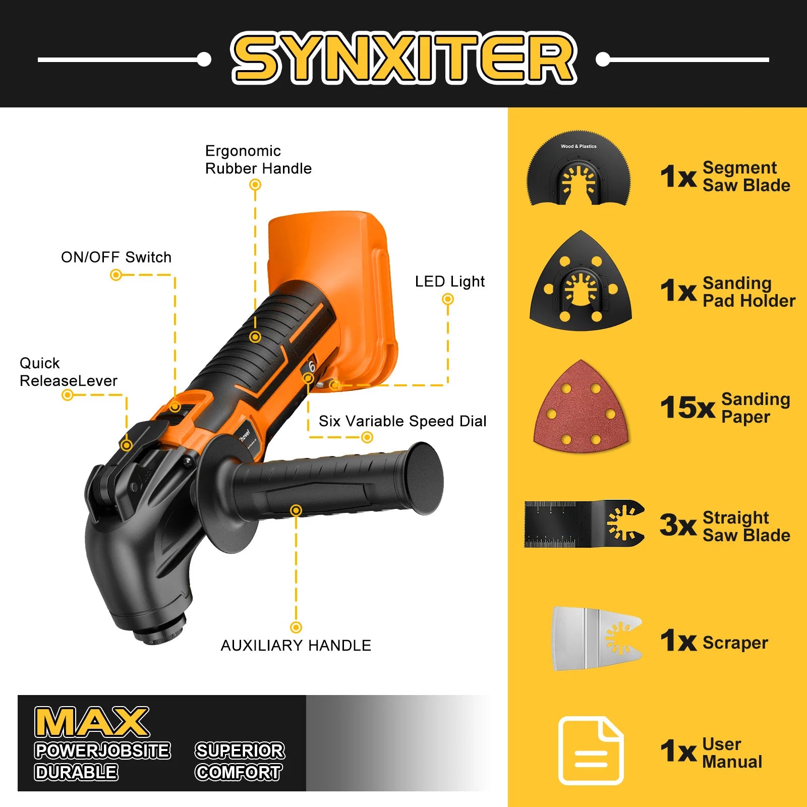 Oscillating Multi Tool For DEWALT 18V Battery Electric Saw Trimmer Oscillating Tool For Cutting Scraping Sanding Power Tool