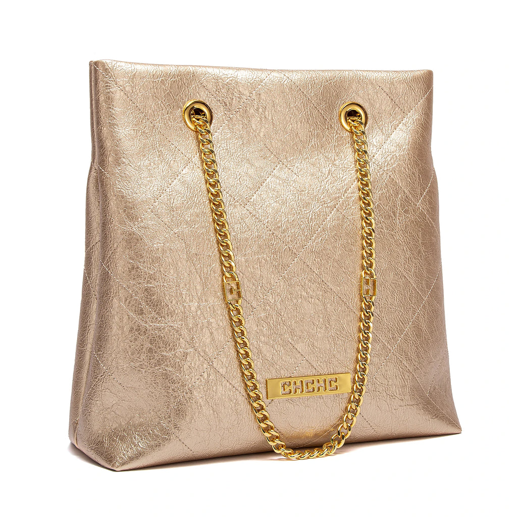 CHCH Women's Tote Bag 2025 New High Quality Chain Bag Women's Shoulder Bag Business Commuter
