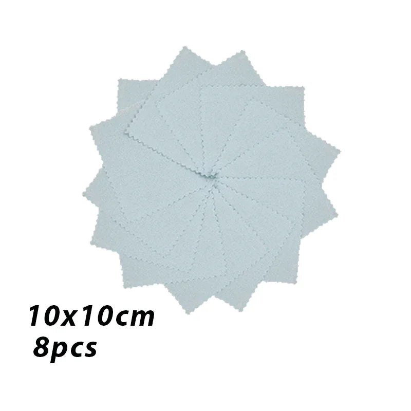 Square Nano Ceramic Car Cleaning Cloths Auto Absorbent Microfiber Wiping Rags Wash Towels Automobiles Cleaning Drying 10x10cm
