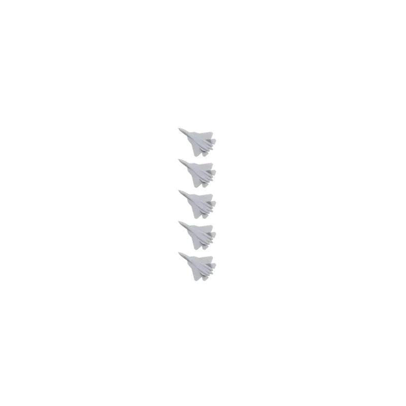 5PCS 1/350 1/400 1/700 Scale Russia Su-57 Combat Airplane Mould Battle Aeroplane Toys Fighting Aircraft Mold for DIY Plane Model