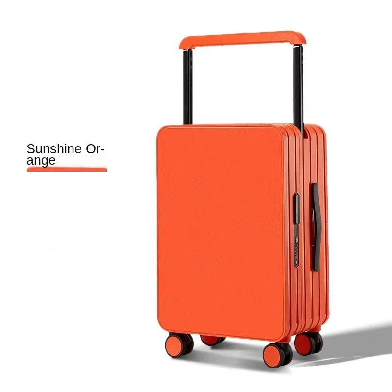 Wide-Handle Luggage Suitcase for Women and Men 20-26 inch Travel Suitcase Cabin Bag Large Capacity Luggage with Smooth Wheels