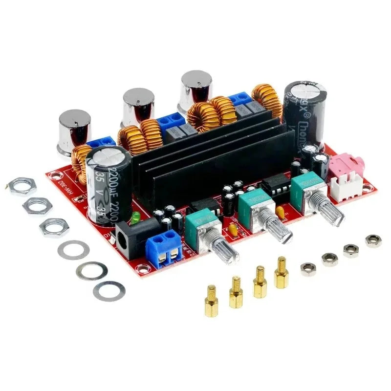 TPA3116D2 Channel 2.1 Digital Subwoofer Power Amplifier Board Module XH-M139 12V - 24V 2 * 50W + 100W