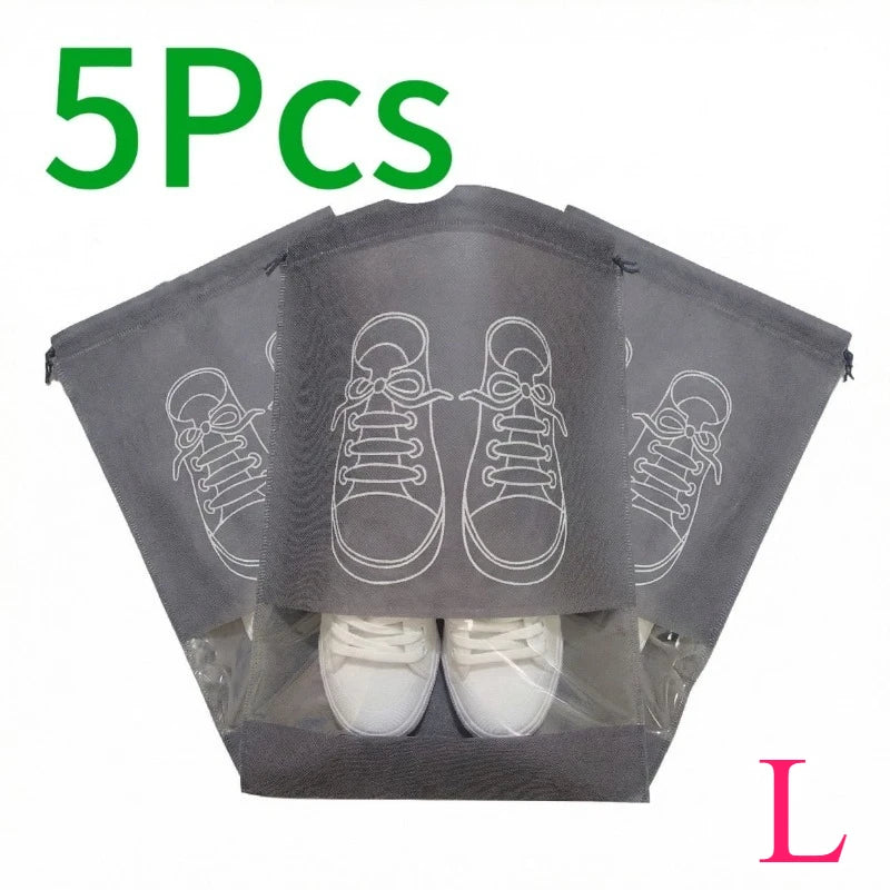 1-30Pcs Travel Shoe Bags Portable Sneaker Bags Waterproof Shoe Bag Dustproof Shoes Pouches Organizer for Travel Storage Bags