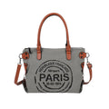 Fashionable handbag for women, trendy tote for commuting, large capacity single shoulder diagonal canvas bag