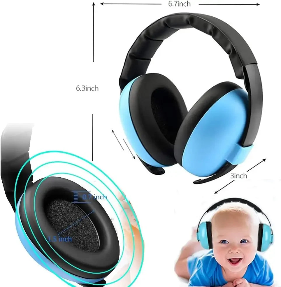 Baby Ears Protection Anti Noise Child Earmuff Children Sleep Ear Stretcher Headphones Sleeping Earplugs 1pc