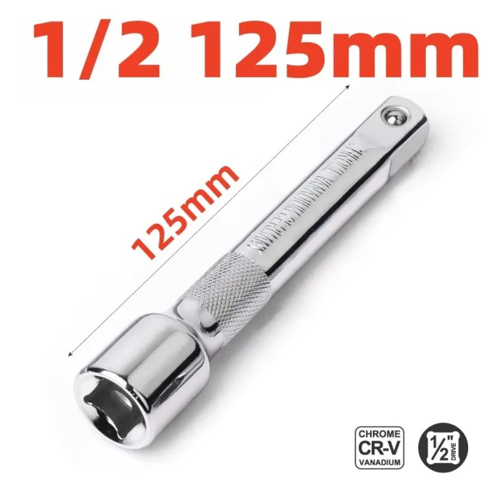 Hand Tool 1/4" 3/8" 1/2" Ratchet Wrench 50/100/150/250mm Professional Extension Bar Ratchet Wrench Extension
