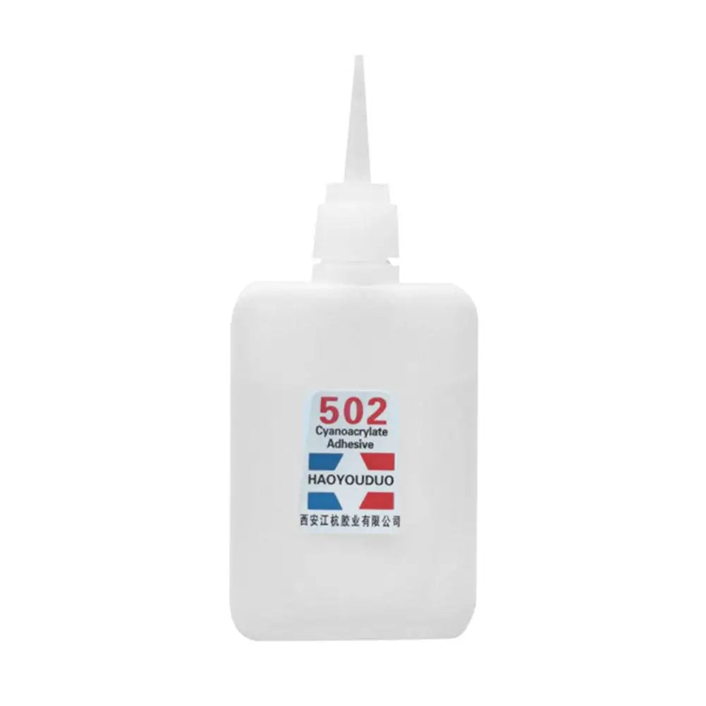 1pc 502 Super Glue Instant Quick Dry Cyanoacrylate Strong Adhesive Quick Leather Rubber Metal Office Supplies Fast Glue
