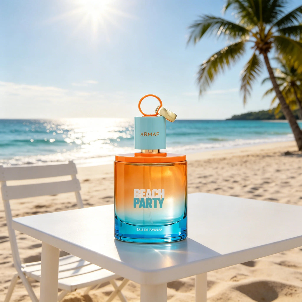 Armaf Beach Party Women's Eau De Parfum Spray 3.4 Oz Fresh Vibrant Tropical Musk Woody Fragrance Exquisite. Gift Selection