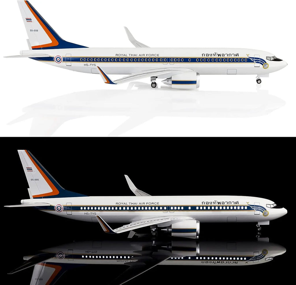 Airplane toy Thailand Air Force B737 Plane Model 47cm Scale Model Metal Model Planes Kits Display Toy planes for boys Gift By