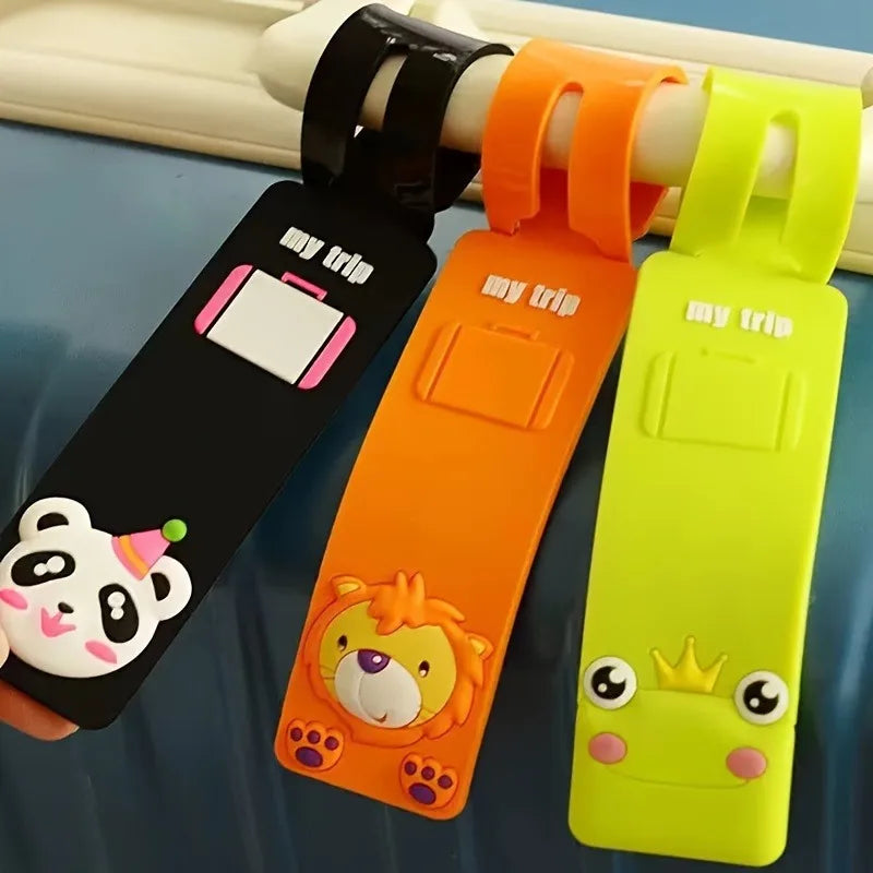 Lovely Silicone Luggage Tag Boarding Pass Luggage Tag Checked Fashion Travel Accessories Cute Luggage Tag Flight
