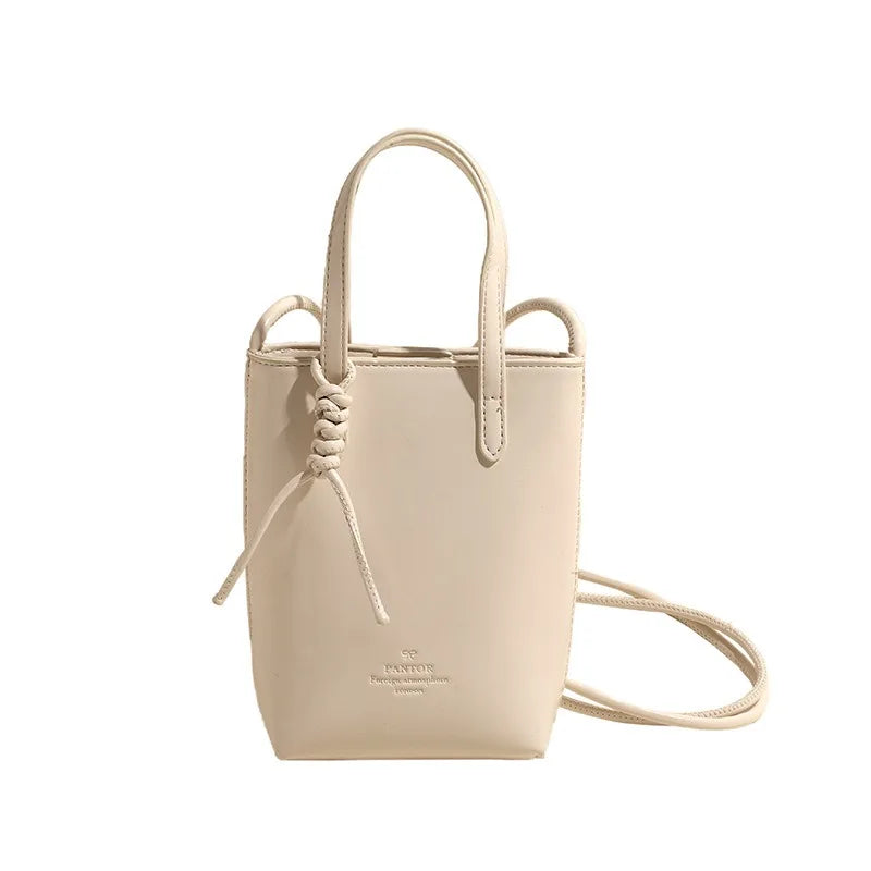 Korean version of niche fashion mobile phone bag women's  spring and summer new simple and versatile small square bag foreign st