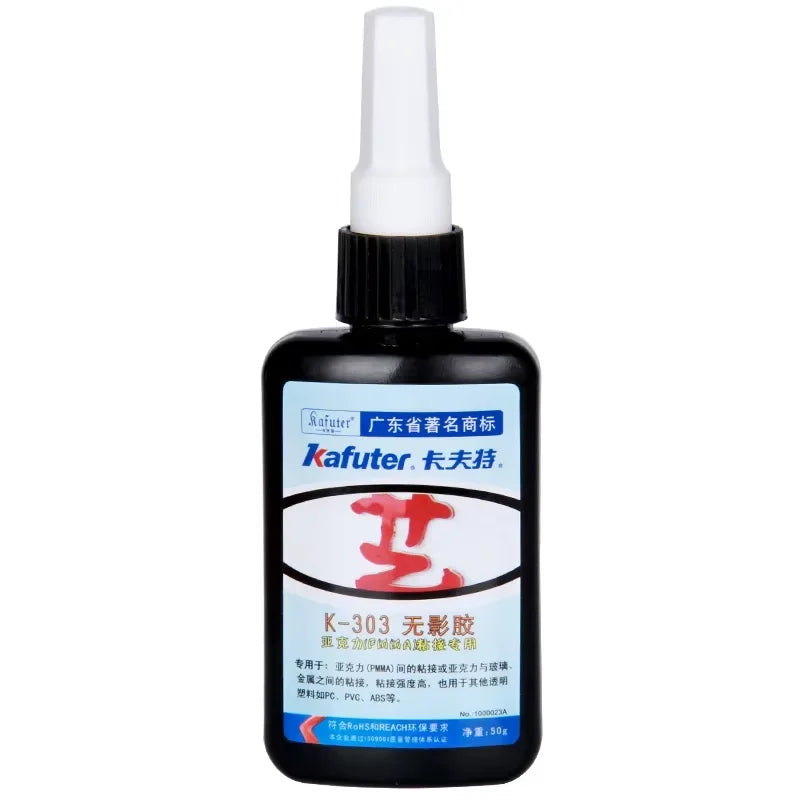 Kafuter 50ml K-303 UV Glue Acrylic Transparent Adhesive UV Curing Adhesive For Phone Repair