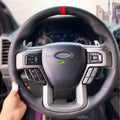Customized Car Steering Wheel Cover For Ford Raptor F150 2015-2019 Style Original Version Of The Original Car Hand Suture Suede
