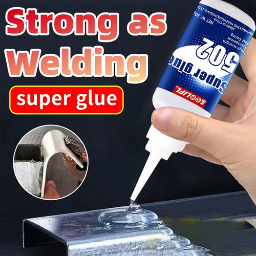 1-10Pcs Loolifl 502 Super Glue Cyanoacrylate Quick Dry Instant Strong Bond Adhesive for Home Office Industrial Repair Materials