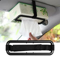 Car Tissue Rack Clip for Car Universal Sun Visor Napkin Box Seat Back Tissue Holder Auto Interior Elastic Hanging Paper Cover