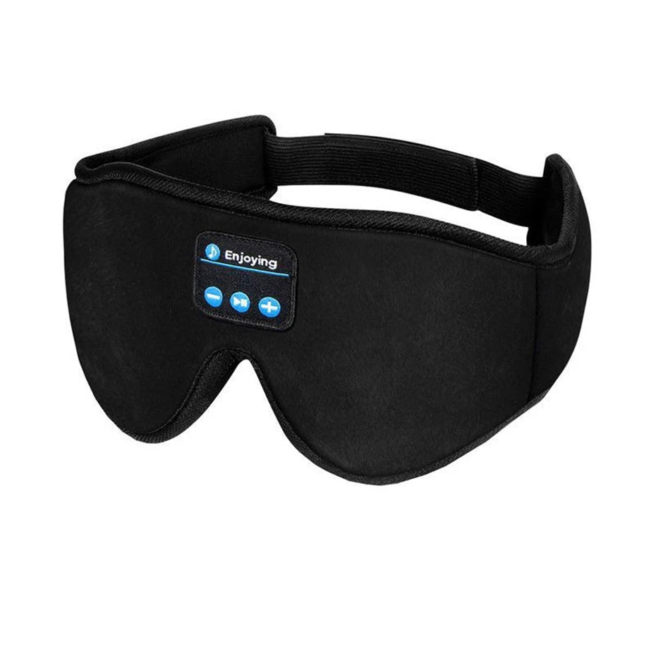 Bluetooth Sleeping Headphones Noise Cancelling3D Eye Mask Wireless Air Travel Headbands Soft Elastic Comfortable Music Earphones