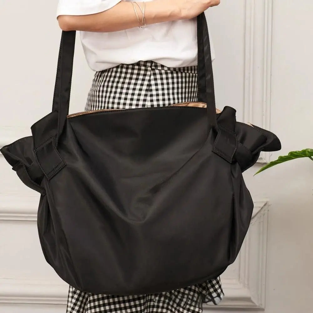 Portable travel camping storage large capacity shoulder picnic travel crossbody duffel bag women's bag fashion